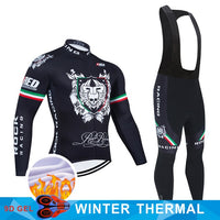 Team Rock Racing Winter Cycling Jersey 9D Bib Set