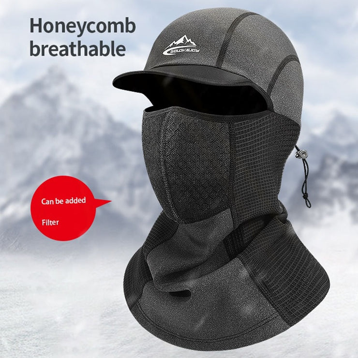 Winter Cycling Cap Headwear Full Face Thermal Fleece