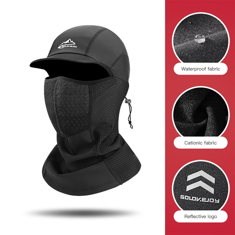 Winter Cycling Cap Headwear Full Face Thermal Fleece