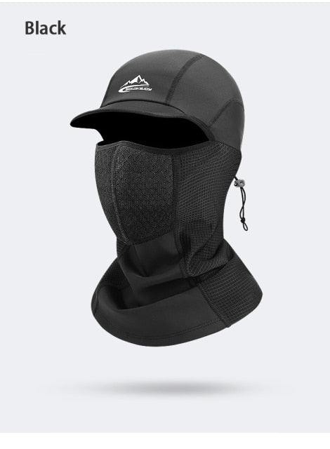 Winter Cycling Cap Headwear Full Face Thermal Fleece