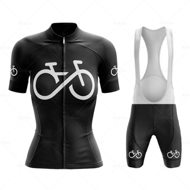 Pink Women Cycling JERSEYS SUIT