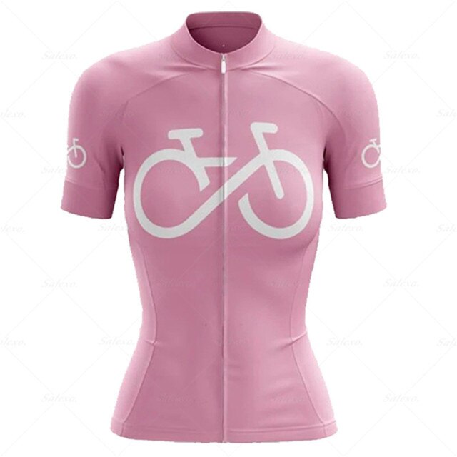 Pink Women Cycling JERSEYS SUIT