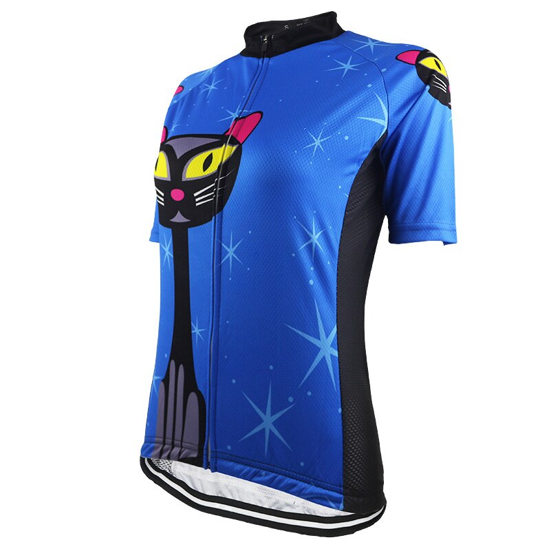 HIRBGOD 2022 New Funny Black Cat Cycling Jersey