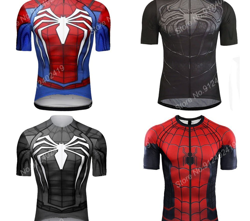 Spider Cartoon Comics Cycling Jersey