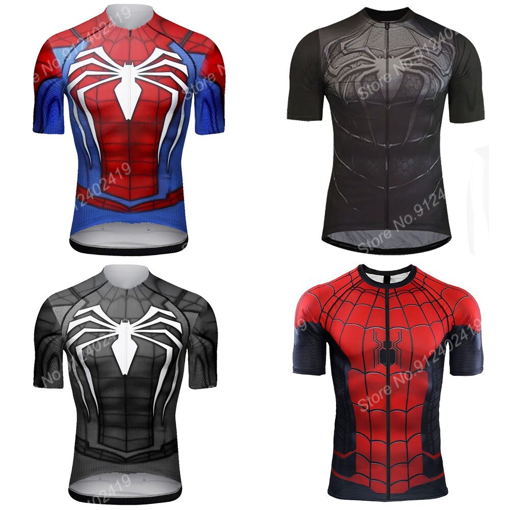 Spider Cartoon Comics Cycling Jersey