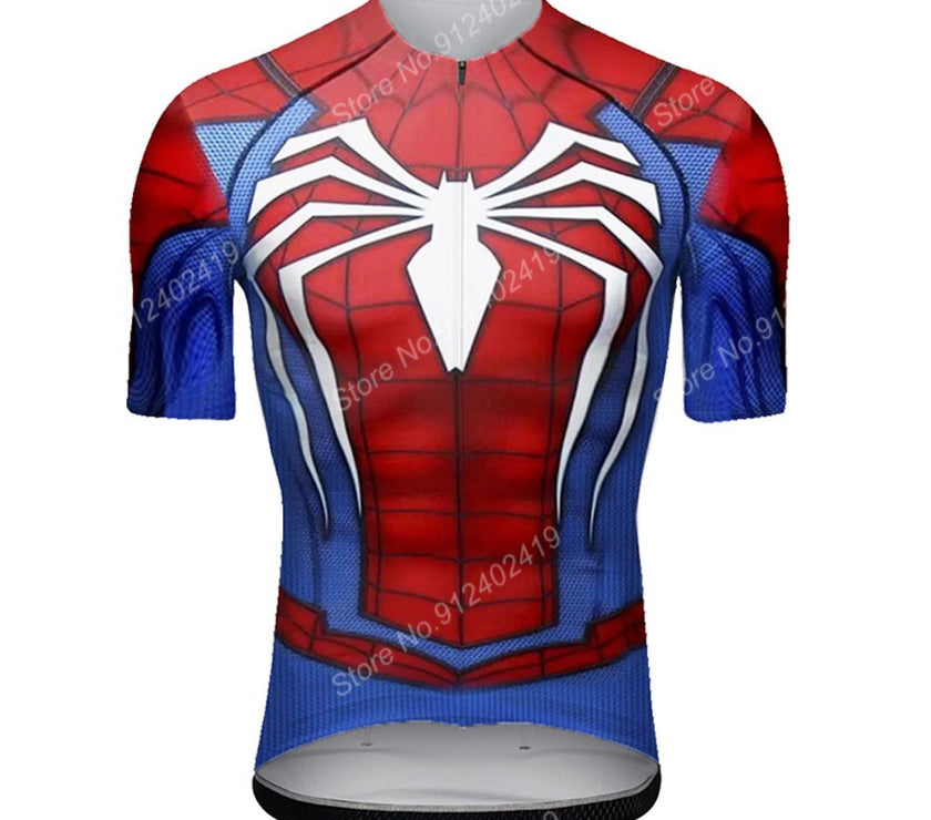 Spider Cartoon Comics Cycling Jersey