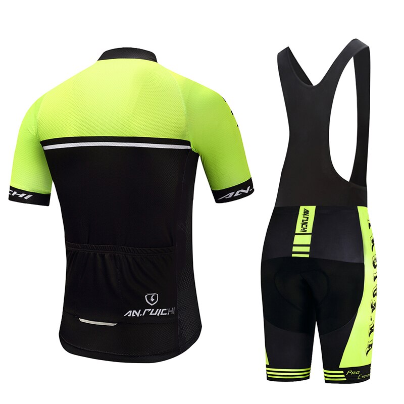 Men Short Bicycle Cycling Sets Quick Dry Bright