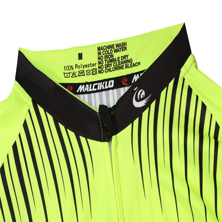 Malciklo Men  Cycling Jersey with Bib