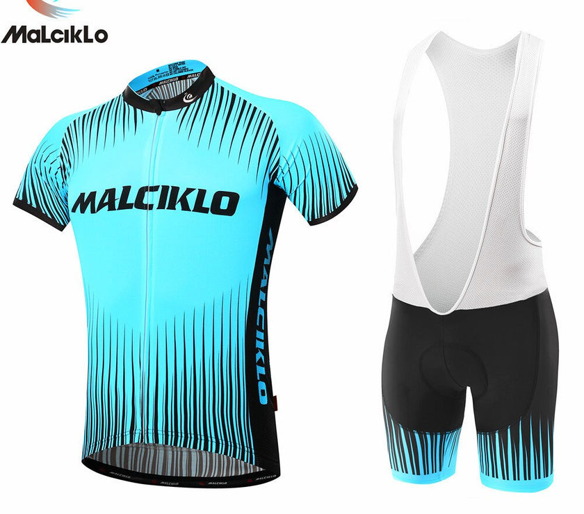 Malciklo Men  Cycling Jersey with Bib