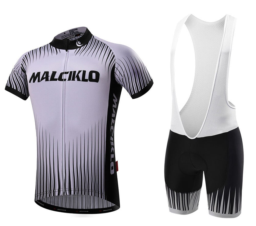 Malciklo Men  Cycling Jersey with Bib