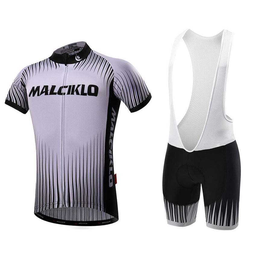 Malciklo Men  Cycling Jersey with Bib