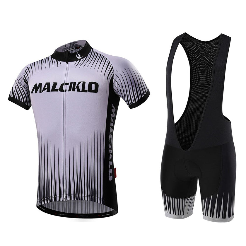 Malciklo Men  Cycling Jersey with Bib