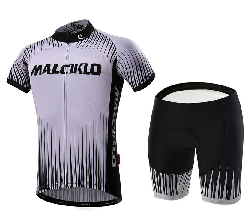 Malciklo Men  Cycling Jersey with Bib