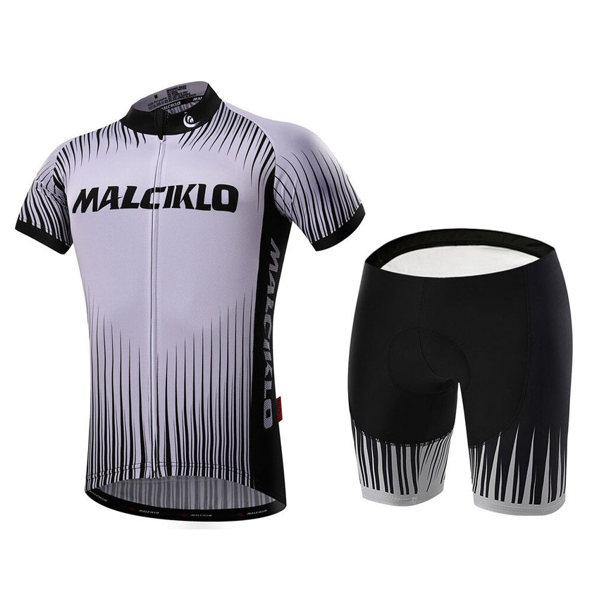 Malciklo Men  Cycling Jersey with Bib