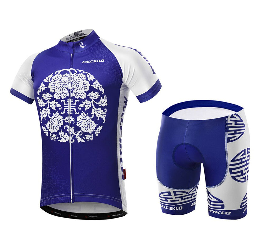 Malciklo Men  Cycling Jersey with Bib