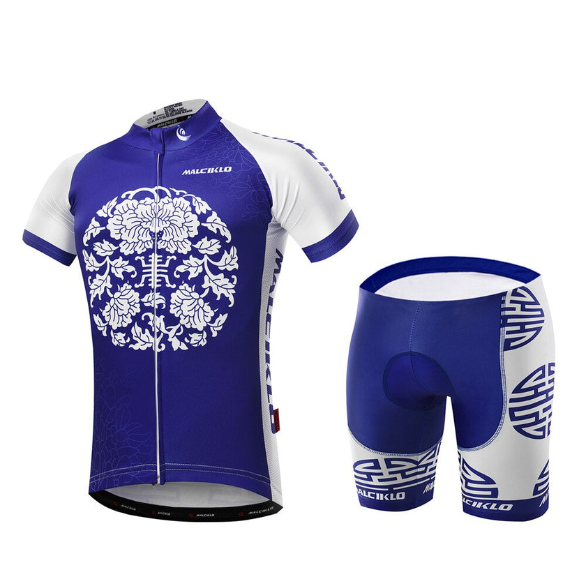 Malciklo Men  Cycling Jersey with Bib