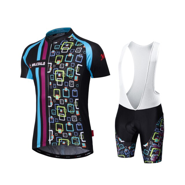 Malciklo Men  Cycling Jersey with Bib