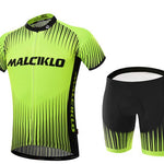 Malciklo Men  Cycling Jersey with Bib