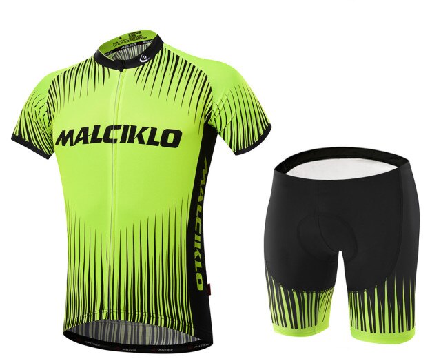 Malciklo Men  Cycling Jersey with Bib