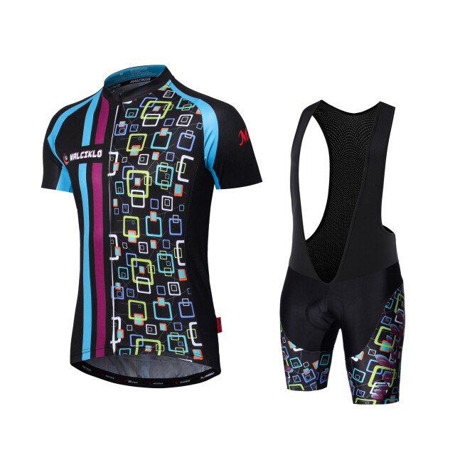 Malciklo Men  Cycling Jersey with Bib