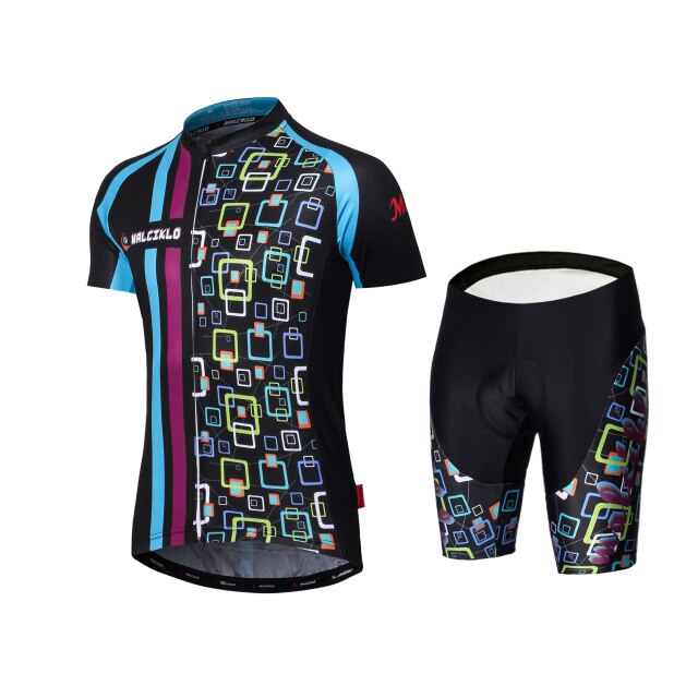 Malciklo Men  Cycling Jersey with Bib