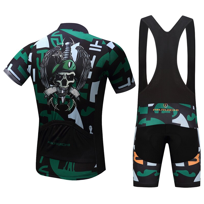 Unisex Bicycle Cycling Sets Anti-sweat Skull