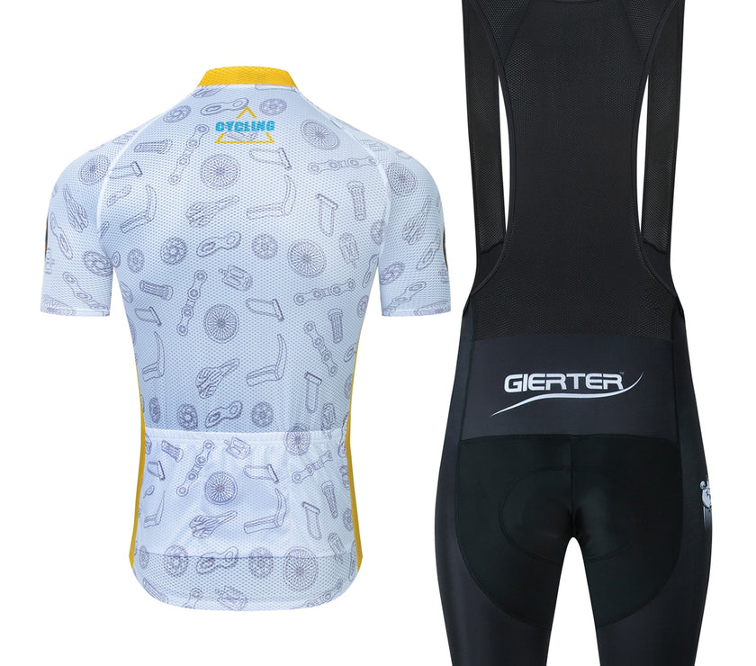 Mens Short Sleeves Cycling JERSEY SUIT