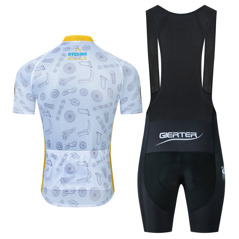 Mens Short Sleeves Cycling JERSEY SUIT