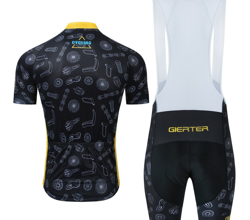 Mens Short Sleeves Cycling JERSEY SUIT