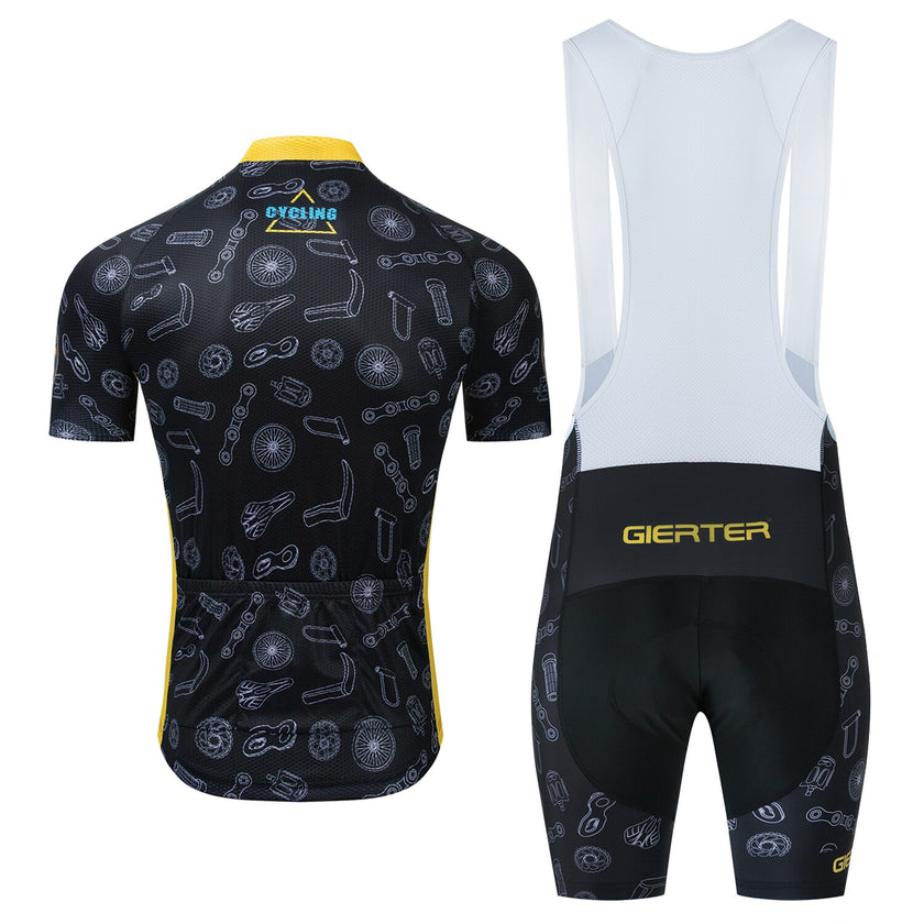 Mens Short Sleeves Cycling JERSEY SUIT