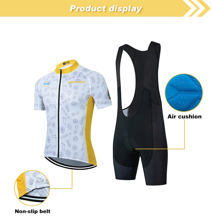 Mens Short Sleeves Cycling JERSEY SUIT