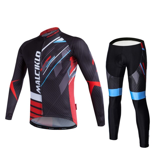 Malciklo men&#39;s Long Sleeve Cycling Jersey