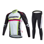 Malciklo men&#39;s Long Sleeve Cycling Jersey