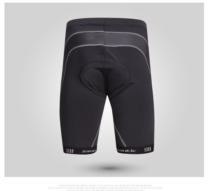 Santic Men Cycling Shorts 3D Anti-Slip Gel Padded Shorts