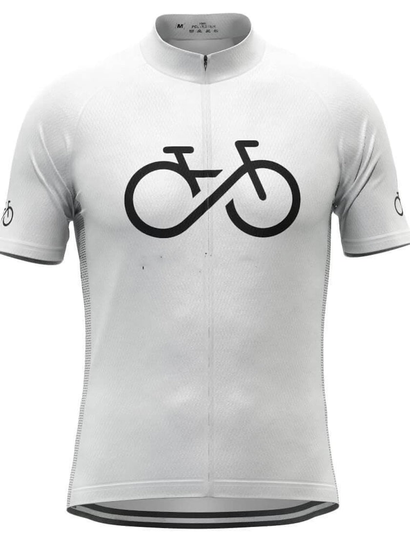 Men's Short Sleeve Cycling Jersey Summer Polyester