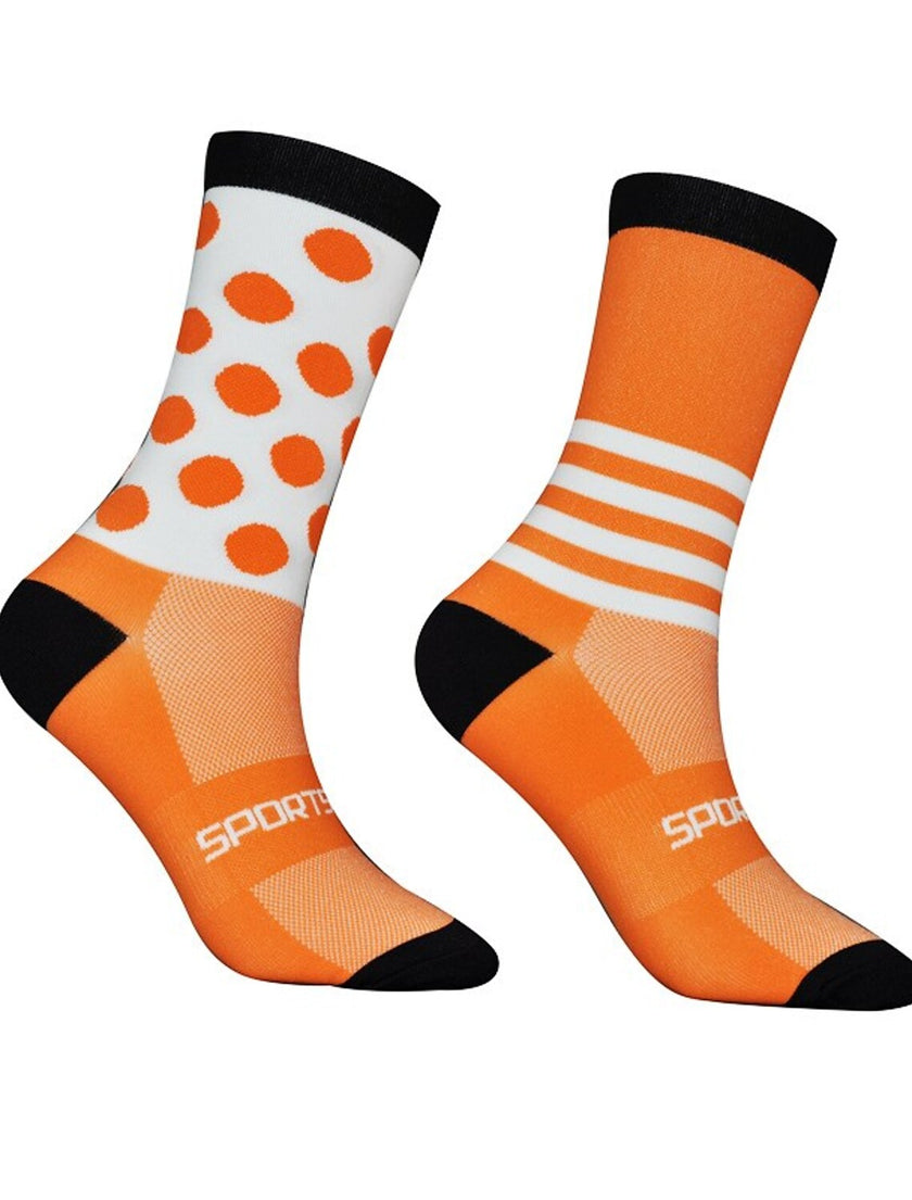 Men's Women's Athletic Sports Socks Crew Socks Cycling Socks