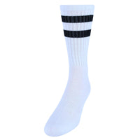 CTM® Men's Crew Striped Socks (3 Pairs)