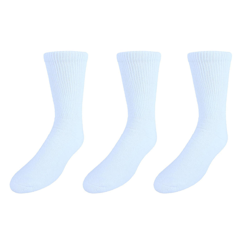 CTM® Men's Diabetic Crew Socks