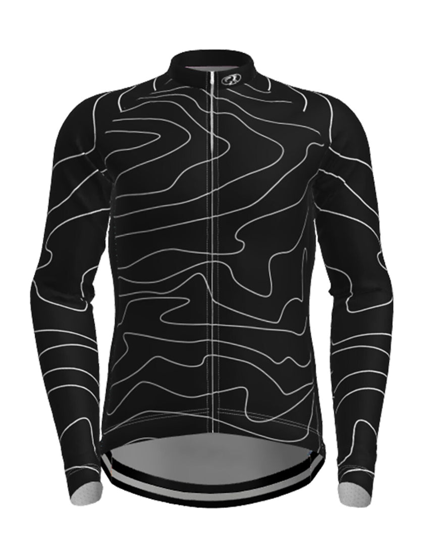 Men's Long Sleeve Cycling Jersey Polyester